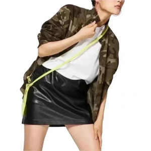 Wild Fable Faux Leather Mini Skirt